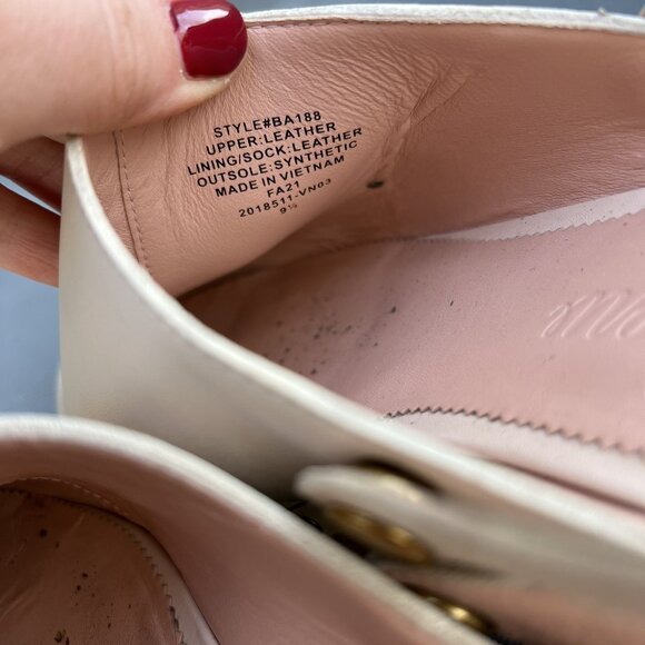 J. Crew Women’s Size 9.5 Ivory Grace Leather Convertible Clogs Shoes BA188 - Picture 3 of 13